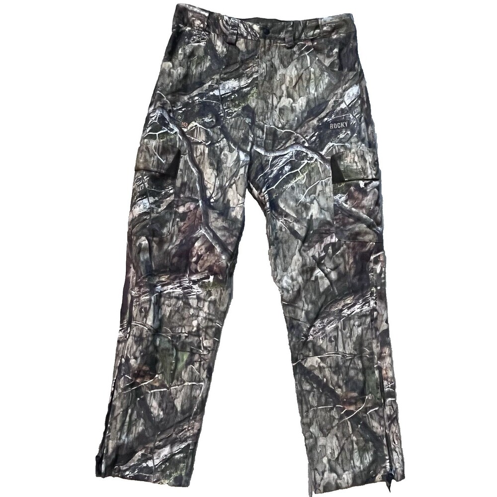 Rocky Stratum Waterproof Realtree Camo Hunting Pants Size Large Scent IQ HW00226